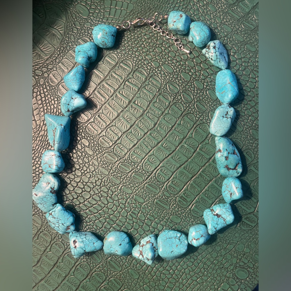 Turquoise Stone Necklace